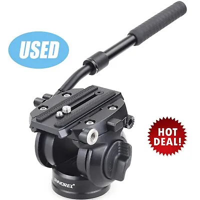 H70 Video Tripod Head Heavy Duty Camera Fluid Drag Pan For DSLR Max Load 10 Kg • $49.79