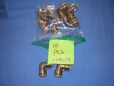 SharkBite 1/2-Inch 90-Degree Elbow Push-to-Connect U248LFA Fitting Lot Of 10 • $42.50