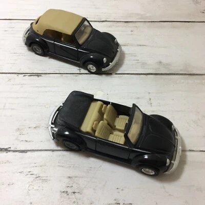 $9.50 • Buy McToy VW 1303 Cabriolet 1/36 Black X 2 Convertible Volkswagen Beetle Bug Car