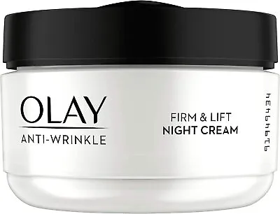 Olay Anti Wrinkle Firm & Lift Night Cream  50ml Anti Ageing Moisturiser • £9.99