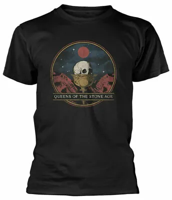 Official Queens Of The Stone Age Chalice Mens Black T Shirt QOTSA Classic Tee • £14.95