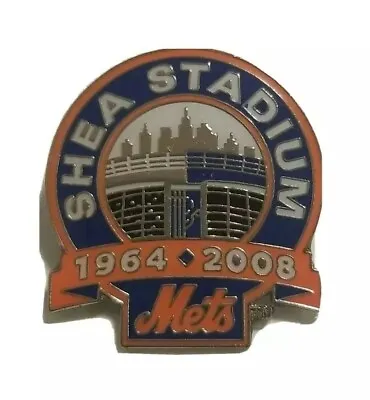 $8.98 • Buy NEW YORK METS SHEA STADIUM 1964  2008 FINAL SEASON COMMEMORATIVE PIN Mint In Bag