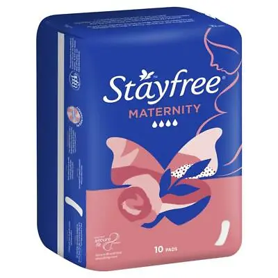 £5.23 • Buy Stayfree Maternity No Wing 10