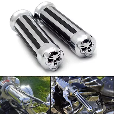 $37.05 • Buy Motorcycle 1  Hand Grips Handle Bar For Yamaha V Star 650 950 Virago535 250 1000