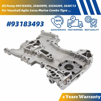 93183493 5638040 Oil Pump Fits OPEL 1.0L 1.2L 1.4L Agila Astra Vauxhall Corsa⭐⭐⭐ • $138.99