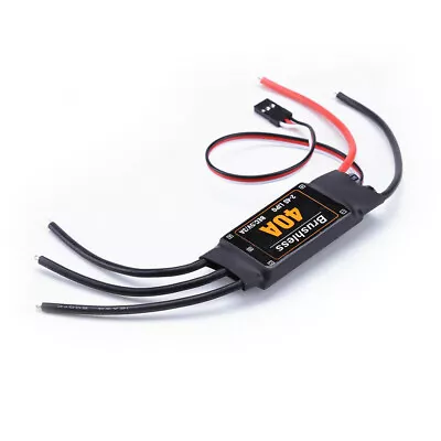 40A Electronic Speed Controller Brushless ESC For RC Boat Aircraft Quadcopter • £12.25