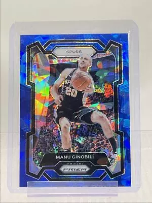 Manu Ginobili 2023-24 Panini Prizm Basketball Blue Ice Spurs /125 Q0212 • $1