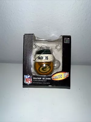 Green Bay Packers Water Globe Christmas Ornament • $11.99