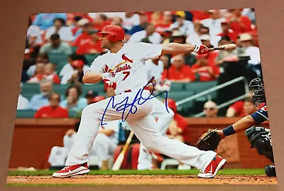 Matt Holliday St Louis Cardinals SIGNED AUTOGRAPHED 8x10 Photo COA 2011 WS CHAMP • $59.99
