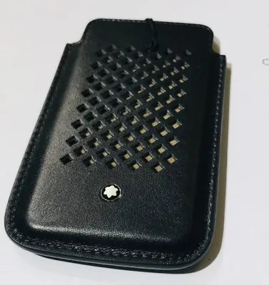 NEW Authentic MONTBLANC POCKET IPHONE 5 COVER 109052 BOX/PAPERS  • $260