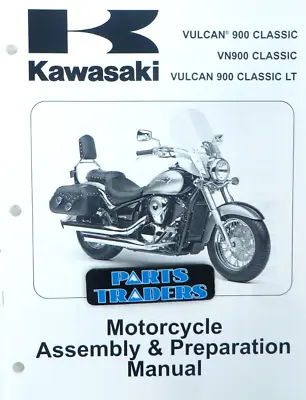 NOS Genuine Kawasaki Assembly & Preparation Manual Vulcan 900 Classic/LT 2006 • $9.99