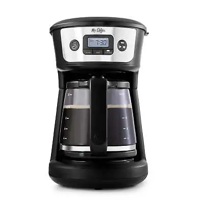 Mr. Coffee 12-Cup Programmable Coffee Maker Strong Brew Selector Stainless Steel • $24.70