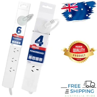 4/6 Way Outlet Power Board Powerboard Socket With Individual Switch Power Point* • $4.45