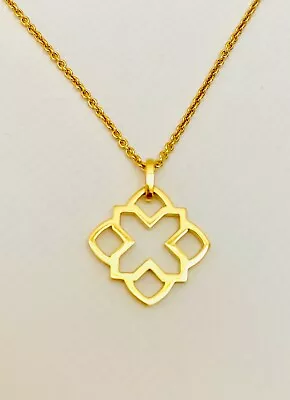 Mappin & Webb Solid 18 Carat Yellow Gold Knot Pendant - FREE POST UK. • £2380