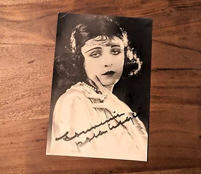 1920s Vintage Original POLA NEGRI Silent Movie Actress Film Fan Photograph 6 X9  • $14.99