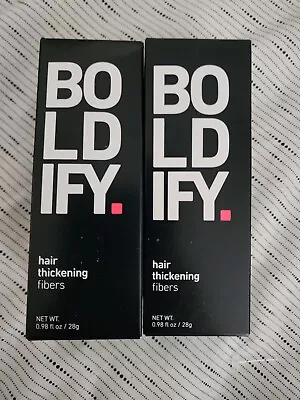 2 BOLDIFY Hair Fibers For Thinning Hair Dark Brown  Thickener & Topper • $29.99