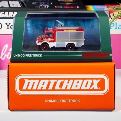 Exclusive: Matchbox Collectors Mercedes-Benz Unimog Fire Truck • $55