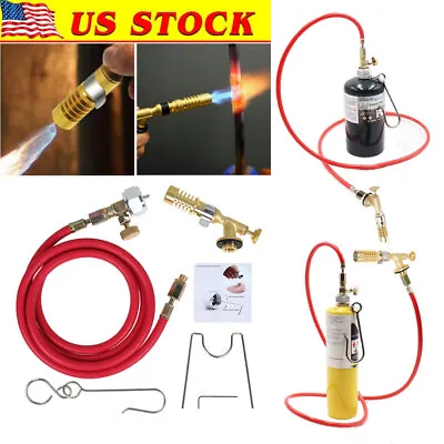 MAPP MAP-Pro Propane Gas Welding Torch Plumbing Soldering Brazing With 5FT Hose • $23.50