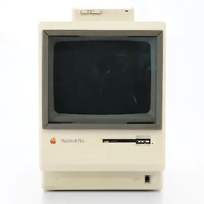 Apple Macintosh Plus Home Computer W/ Kensington System Saver Cooling Fan #51564 • $125