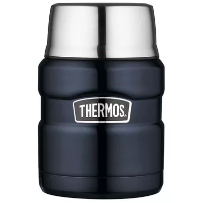 Thermos 470ml Stainless King Vacuum Insulated Food Jar - Midnight Blue • $39.95