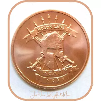 Molon Labe Come & Take It Copper Round • $16