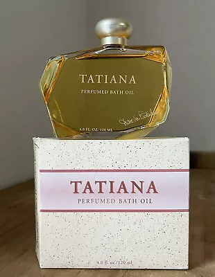 TATIANA By Diane Von Furstenberg Vintage ~ 4 Oz/120 Ml Perfume Bath Oil  NIB!! • $44.98