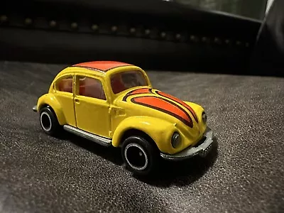 Tomica Yellow Volkswagen Vw Beetle Bug Die-cast Car Japan 1977 No. F20 Tomy • $20