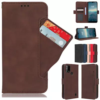 For Vodafone Smart V22 Separable Card Slot Flip Leather Wallet Stand Case Cover • $9.99