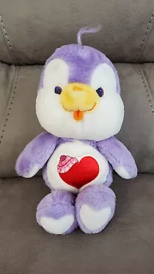 Original 1984 Care Bears Cousin Cozy Heart Penquin Plush Animal • $34