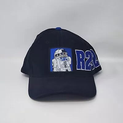 Lucasfilm Star Wars Artoo Detoo R2-D2 Black Snap Back Curved Cap 1996 • $17.79