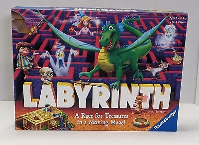 Labyrinth Moving Maze Board Game By Ravensburger Treasure Race 2015 Complete • $12.95