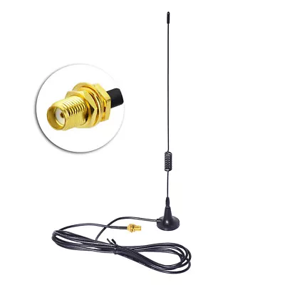 Ham Two Way Radio SMA Female Magnetic Mount Base Antenna For BaoFeng UV-5R UV-82 • £12.83