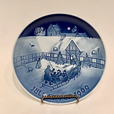 Vintage Bing & Grondahl B&G 1969 Arrival Of Christmas Guests Porcelain Plate • $12.60