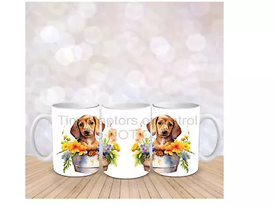 Dachshund Themed 15 Oz Coffee Mug CHOICE Dogs Puppies Gift FREE Shipping • $18.60