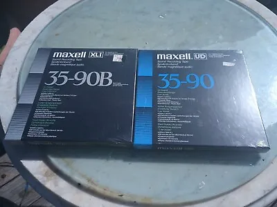 Lot Of (2) 1 Maxell UD35-90(N) & 1 XLI 35-90B Reel To Reel Tapes 7  New Sealed • $65