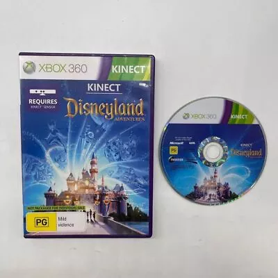 Kinect Disneyland Adventures Xbox 360 Game PAL 28j4 • $7.95