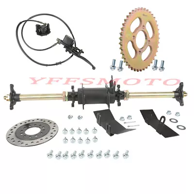 28'' 710mm Rear Shaft Axle Kits Foot/Hand Brake For Taotao Coolster 4 Wheeler US • $23.28