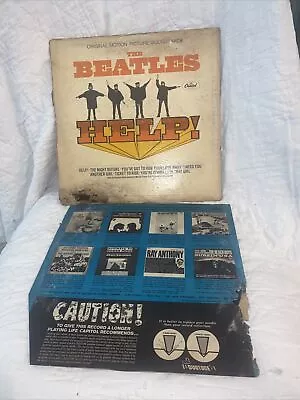 The Beatles Help! Motion Picture Soundtrack Capitol Vinyl Record Album Vintage • $12