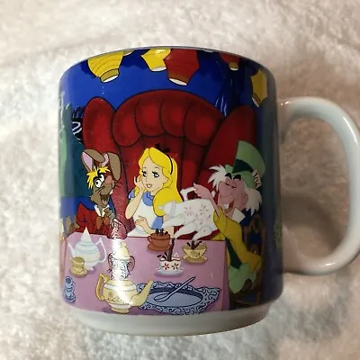 DISNEY Store ALICE IN WONDERLAND  MAD HATTER TEA PARTY COFFEE CUP/MUG • $21.90