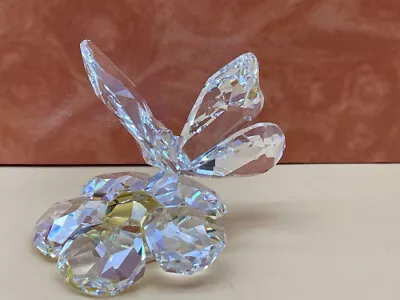 $115.40 • Buy Swarovski Figurine 840190 Butterfly Flower 3 5/16in Pot Condition