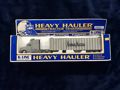 K Line Electric Trains Heavy Hauler Die Cast Neiman Marcus Semi Tractor Trailer  • $15.95