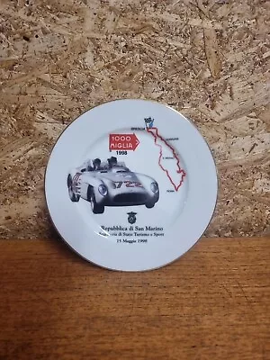 Mille Miglia Rally 1998 Limited Edition Plate Classic Car • £43.95