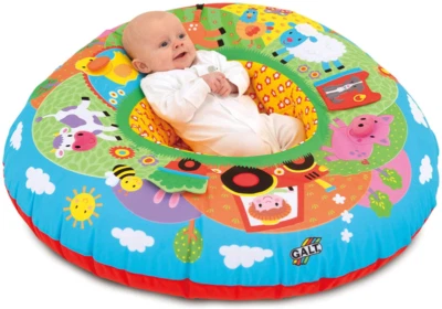 Galt Playnest Farm Sit Me Up Baby Seat Newborn Sensory Activity Tummy Time Toy • £37.99