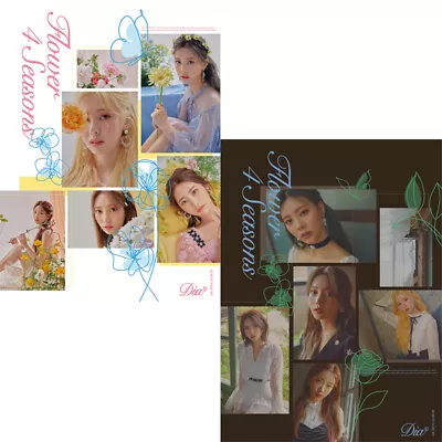 DIA [FLOWER 4 SEASONS] 6th Mini Album RANDOM CD+Photo Book+2p Card+Stand+Sticker • $24.10