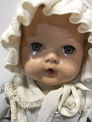 1930’s Effanbee Dy-Dee Baby 15” Dy-Dee Doll Blue Eyes Jointed Body • $115