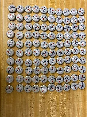 100 Lot  Michelob Ultra Beer Bottle Caps No Dents (craft's) • $5.99