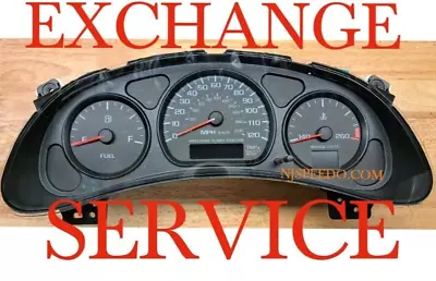 INSTRUMENT CLUSTER EXCHANGE FOR CHEVY IMPALA MONTE CARLO 2000 2005 W/O TACH Base • $59.99