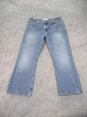Levis Jeans Mens 36x30 Blue Denim 527 Boot Cut Low Rise Slim Western Vintage Y2K • $29.99