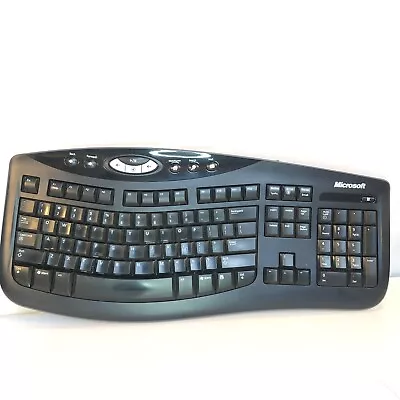 Microsoft Comfort Curve Ergonomic Keyboard 2000 V1.0 KU0459 Wired Tested Works • $18.67