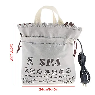 Massage Stone Warmer Heater Electric SPA Hot Basalt Rock Heating Bag 110V USA • $15.20